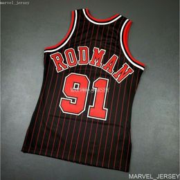 100% Customed Custom Dennis Rodman 95 96 Jersey Mujeres Juvenil Baloncesto para hombres XS-6XL NCAA