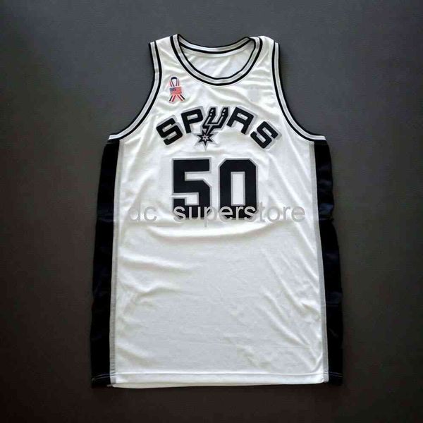 100% cousu David Robinson 01 02 911 Jersey hommes XS-5XL 6XL chemise maillots de basket-ball rétro NCAA