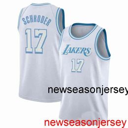 100% Gestikt Dennis Schroder #17 2021 Basketbal Jersey Goedkope Custom Heren Dames Jeugd XS-6XL Basketbal Jerseys