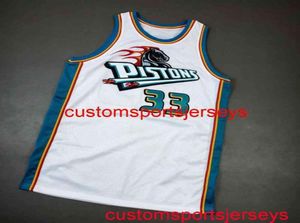 100 gestikte Grant Hill 99 00 White Jersey Mens Women Jeugd Throwbacks Jersey XS5XL 6XL6790608