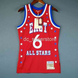 100% cosido Julius Erving Dr J 83 All Star Jersey Men XS-5XL 6XL Camisa Jerseys de baloncesto Retro NCAA