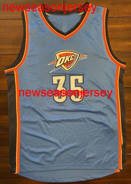 100% cosido Kevin Durant 2014 Día de Navidad Baloncesto Jersey Hombres Mujeres Jóvenes Nombre de número personalizado Jerseys XS-6XL