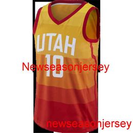 100% cousu Mike Conley # 10 maillot de basket-ball orange pas cher personnalisé hommes femmes jeunesse XS-6XL maillots de basket-ball