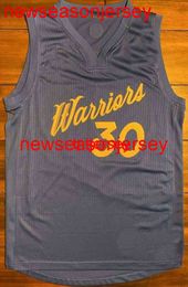 100% Cousu Rare Jour De Noël Stephen Curry Basketball Jersey Hommes Femmes Jeunesse Personnalisé Numéro Nom Maillots XS-6XL