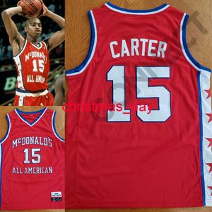 100% cousu Vince Carter McDonald's All American Basketball Jersey Mens Women Youth Custom Number name Jerseys XS-6XL