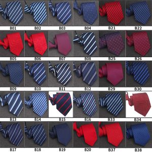 100 Styles Men's Zipper Tie Wholesale de 8 cm de ancho Mujeres Mujeres de negocios NECHA PARTIR PARTIR PARTIR PARCE