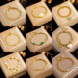 100+ styles Bracelet à chaîne imperméable non terniss