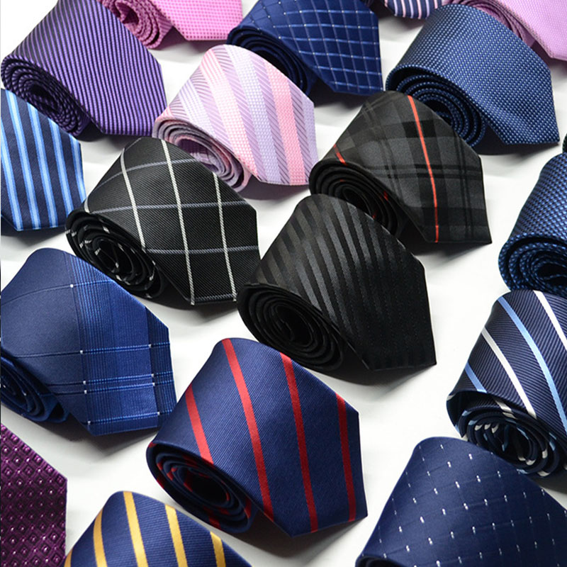 100 Styles Silk Men's Ties Stripe Flower Floral 8cm Jacquard Necktie Accessories Daily Wear Cravat Wedding Party Gift for Man