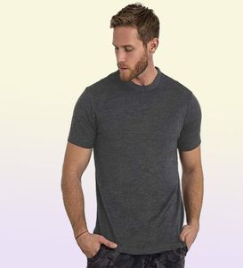 T-shirt en laine mérinos super fine pour homme, couche de Base, respirant, séchage rapide, anti-odeur, taille américaine, 100, 2206077512354