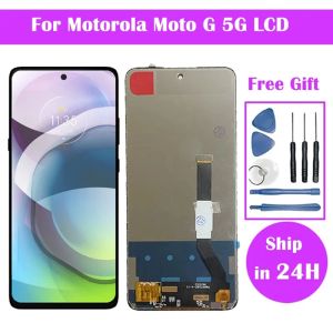 100% test voor Motorola Moto G 5G /G 5G Plus LCD Display + Touchscreen Digitizer Smes -scherm Vervanging Gratis verzending