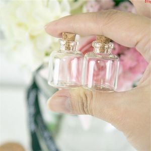 100 eenheden 4 ml Mini Transparante Glazen Kurk Flessen Flesjes Potten Lege Opslag Wens Decoratieve Diy Wholesalegood aantal Tdamm