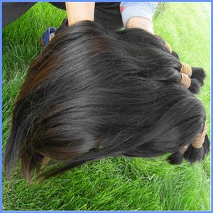 Le meilleur volume de cheveux humains non transformés pour la couleur naturelle du salon de coiffure de beauté peut décolorer les cheveux alignés sur les cuticules d'un donneur 100 g / paquet