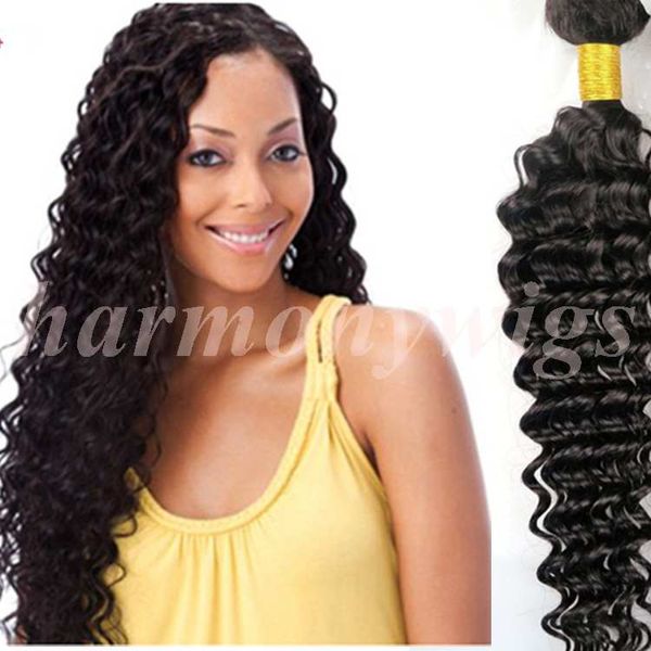 Paquetes de cabello virgen Brasileño El cabello humano teje las ondas rizadas 8 ~ 34 pulgadas 100% sin procesar peruano indio malasio a granel extensiones de cabello