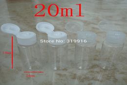 100 x 20 ml transparante mini -reisfles cosmetisch monster Plastic flessen Pet Flacon Small EL Containers Small Shampoo5494590