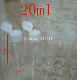 100 x 20 ml transparante mini -reisfles cosmetisch monster Plastic flessen Pet Flacon Small EL Containers Small Shampoo7517709