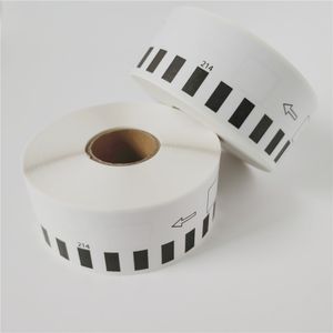 100 x Rolls Brother DK 22214 DK-22214 DK22214 DK2214 DK-2214 DK 2214 Compatibele continue labels 12 mm x 30.48m