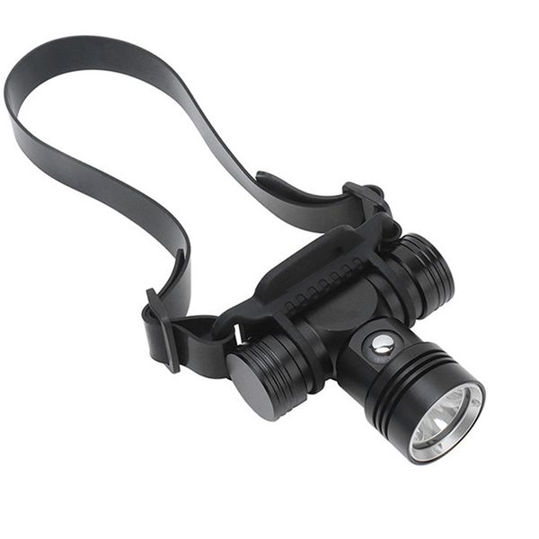 Lampe frontale de plongée LED 1000 lumens, torche sous-marine rechargeable