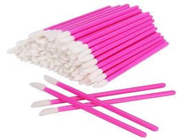 1000 pièces pinceaux à lèvres jetables applicateurs de brillant à lèvres baguettes de brillant à lèvres applicateur Kits d'outils de maquillage parfaits Rose rouge 3831820