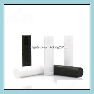 1000 Unids / lote 5Ml Cosmético Vacío Chapstick Brillo de labios Lápiz labial Tubo de bálsamo Agregar tapas Contenedor Venta al por mayor Sn1258 Entrega de gota 2021 Botellas de embalaje