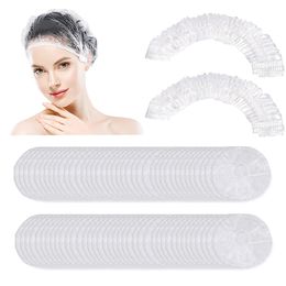 1000 pièces mise à niveau bonnets de douche jetables épaississement de bain de cheveux imperméable pour femmes enfants filles hôtel et Salon voyage Spa