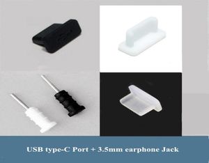 1000 ensembles Anti-poussière bouchon bouchon ensemble USB TypeC écouteur prise 35mm Silicone pour samsung galaxy s8 s8plus huawei LG LETV8297957