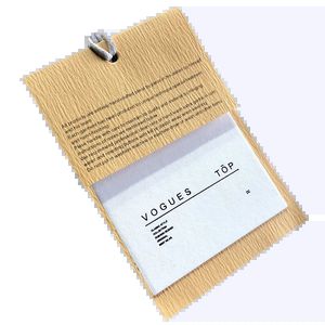 1000 Setslot Groothandel Dikke Hoge Kwaliteit Milieuvriendelijke Papieren Kledinglabels Swing Tags Aangepaste vorm en kleur Hang 240325
