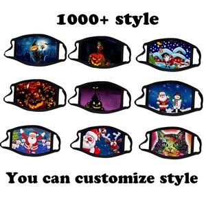 Máscaras de Navidad de 1000 estilo Halloween Mascaras para niños y adultos Mascaras de moda Fashion Face Masks puedes personalizar máscaras