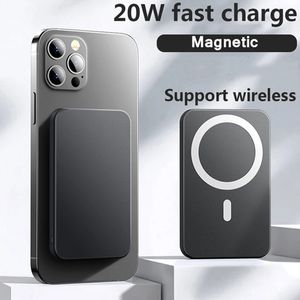 10000mAh Power Banks 15W Charges rapides sans fil magnétiques pour Iphone 12 13 12Pro 13Pro Magsafing Max Batterie externe pour téléphone portable