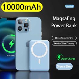 10000mAh Charge Rapide Sans Fil Magnétique Pour Iphone 14 13 12 13Pro 12Pro Max Induction Charges Portable Mobile Phone Power Bank L230712