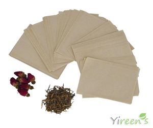 10000pcs Herramienta de color marrón sellado de té Bolsas de té 58 x 62 mm de papel de filtro de grado de comida desechable sin blanqueador2913796