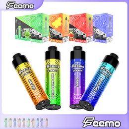 10000bouffées 18 ml Vape Capacité 0,5 ohm gros nuage Original Feemo vape jetable Cannon avec 18 ml 0,8% nic pod MTL-DTL vaporisateur vapeur pour expédition rapide