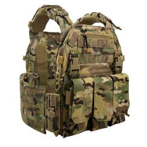 1000D Nylon Fabric Quick Releaseerbaar 6094K Tactical Vest met Triple Magazine Pouch 240408