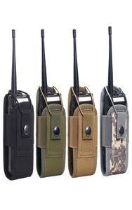 1000D packs tactiques Molle Radio talkie-walkie pochette taille sac support poche Portable Interphone étui sac de transport pour la chasse Cam6988713