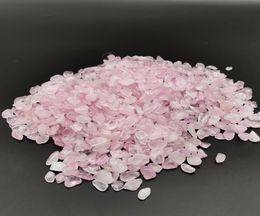 1000g Decorative Pink Quartz Coups tombe en pierre Gravels Crystal écrasé Cristaux irréguliers Pierres pour décoration de maison Plantes 9255649