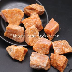 1000g Grondstof Sunstone Steen Healing India Chakra Natuurlijke Ruwe Feldspar Crystal Gemstone Minerale Quartz Rock Slab voor positieve energie