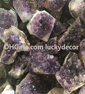 1000g Top Uruguay Amethist Quartz Geode Grot Mineraal Specimen Willekeurige grootte Onregelmatige ruwe ruwe chakra Healing Purple Crystal Gemsto8143109