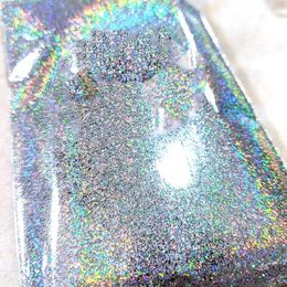 1000gbag holográfico láser uñas brillo en polvo brillante 1 kg de plata uña fina brillo fino cromo pigmento Manicura de manicura de uñas 240426