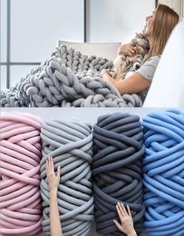 1000gball Super épais laine mérinos Alternative fil épais bricolage bras volumineux tricot couverture main tricot Spin Yarn3061921
