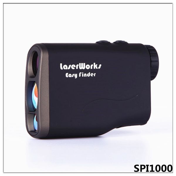 Freeshipping 1000m rango láser telescopio monocular caza telémetro al aire libre rango de velocidad probado dispositivo de medición de distancia láser 02