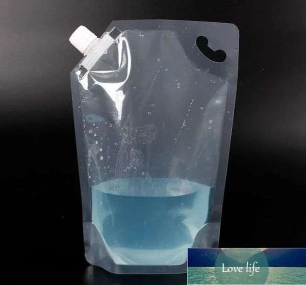 1000ml/ 1L All-match Stand Up Plastic Drink Packaging Bolsa con pico Bolsa para bebida Jugo líquido Leche Café Agua