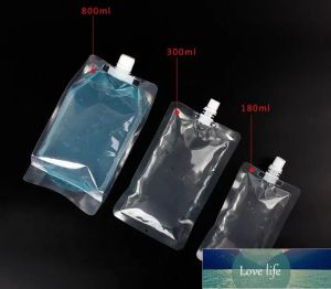 1000 ml/1L Stand Up plastique boisson emballage bec sac poche pour boisson liquide jus lait café eau en gros