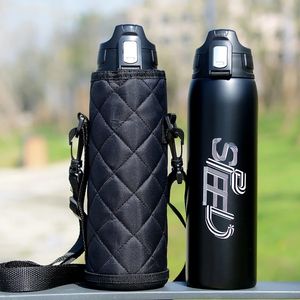 1000 ml / 750 ml double thermos thermos sport en acier inoxydable avec sac à thé