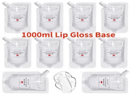 Brillo de labios transparente DIY, 1000ml, Base de aceite, lápiz labial hidratante antiadherente, Material de Gel, brillo de labios, maquillaje líquido hecho a mano 11865541