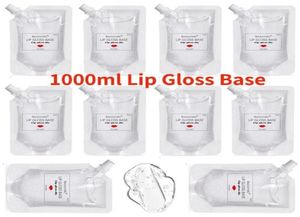 1000 ml DIY Clear Lipgloss Basisolie Nitaanvals Moisturerende lippenstiftmateriaal Gel Lip Gloss Handgemaakte vloeistofmake -up12454828598