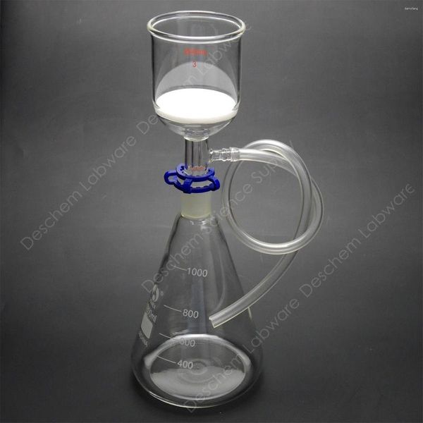 Dispositif de filtration par aspiration de laboratoire de 1000 ml Entonnoir Buchner de 200 ml Flacon Erlenmeyer de 1 lit