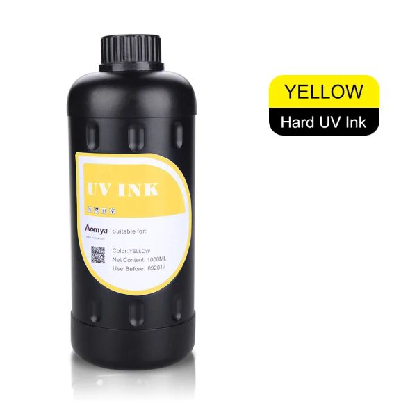 1000 ml de tinta LED UV para Ricoh GH2220 Industrial Ink WinThead / UV Impresora de plataforma plana Soft Tinta UV dura para vidrio de metal de cerámica