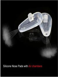 1000Pair Super Soft Air Chamber Siliconen Neuskussentjes voor optische bril Glazen Accessoires Schroevenin Pushin 1626215