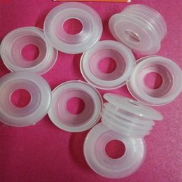 1000 st lot Plastic Schroef Reducer Mond Fles Cover Grote Binnenste Gat Pak Standaard Essencial Oil Cap Nagellak Deksel Stopper #LH6Bgo334S