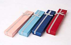 4 * 21 * 2.5cm Bracelet Bekijk geschenkdozen sieraden display doos multicolor optioneel, één kleur 12 stuk / pakket