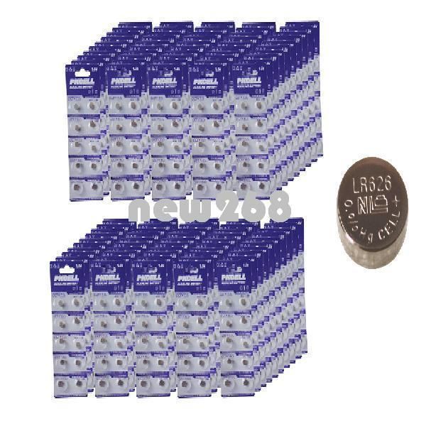 Envío gratuito 1000Pcs 100Pack AG4 1.5V SR626 377 177 LR626 LR66 SR66 Pilas de botón